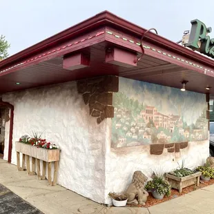 The outside of the restaurant