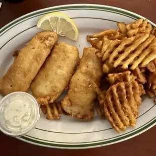Breaded Fish Fry Beer-Battered Cod