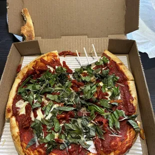 Excessive shredded basil