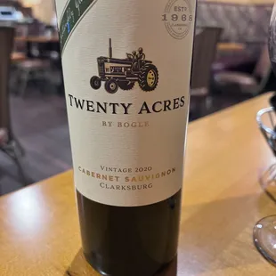 Cabernet Sauvignon Twenty Acres