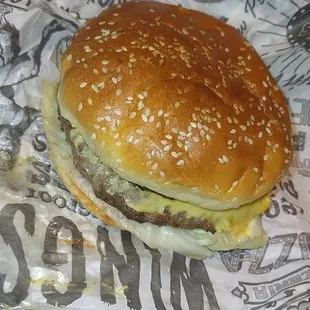 Cheese burger double