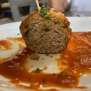 I am on a quest for wonderful meatballs. This meatball is unbelievable. I think I&apos;m going to order six more for the freezer.