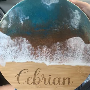 Epoxy resin lazy susan