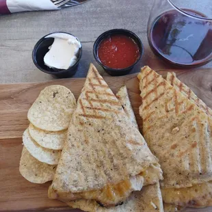 Chicken casadia. Delicious!