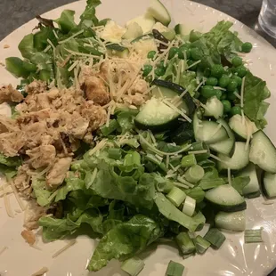 Green on Green Salad