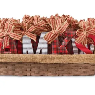 Dress up your gift with these cute initials!