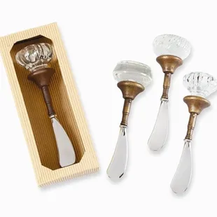 Antique doorknob spreader make a great hostess gift!