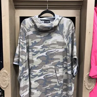 Camo poncho!