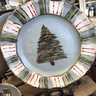 Beautiful Christmas Pottery from Etta B Pottery!