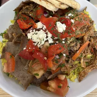 Gyro rice bowl