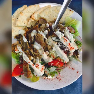 Greek Salad w/ Gyro