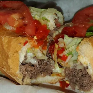 House Steak Loaded So GOOD