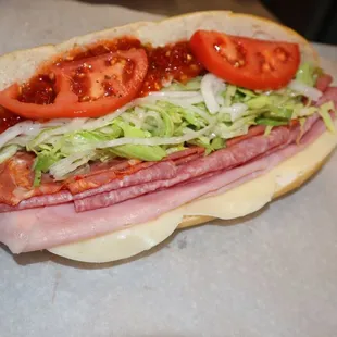 a sub sandwich