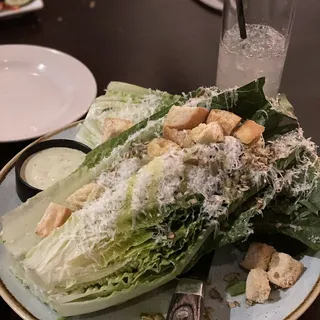 Roasted Poblano Caesar Salad