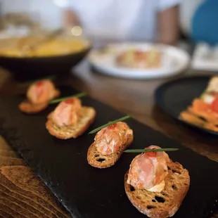 Salmon Rillettes | guanciale, yuzu kosho, baguette