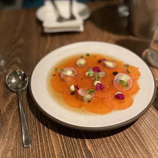 Salmon Carpaccio