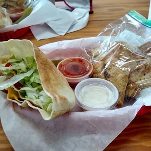 Taco pocket special on Wednesday.