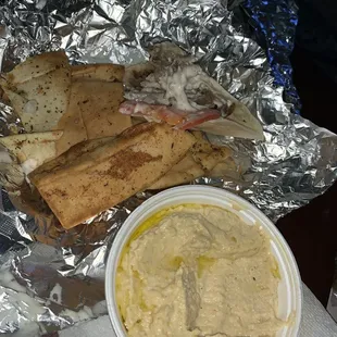 Oil on my hummus