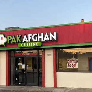 Coming soon Pakisnati and Afghani cuisine