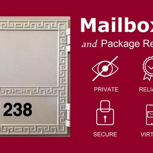 Private Secure &amp; Virtual Mailboxes for business.
