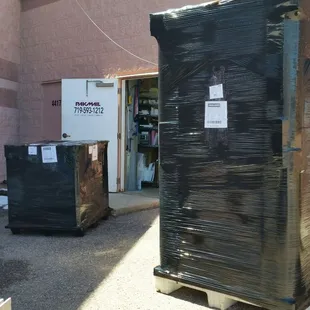 Two international ocean shipments, one to UK, one to Germany.