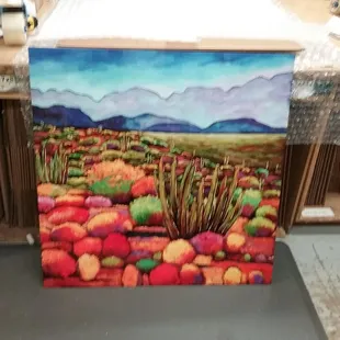 We love shipping paintings large and small.