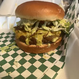 Pak-Man burger