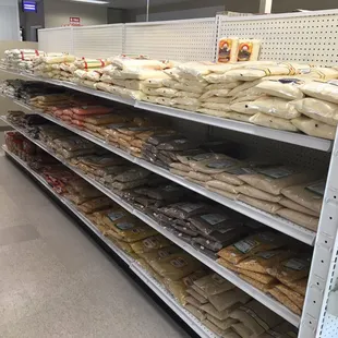 a wide selection of food items