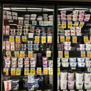 Yogurts on sale