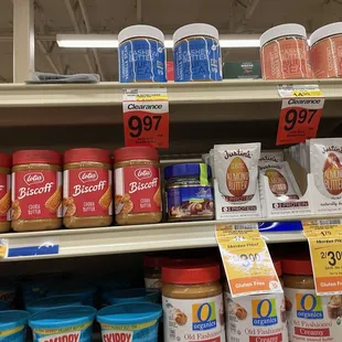 Biscoff spread and almond butter