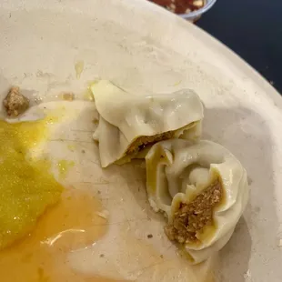 Inside of a Wonton