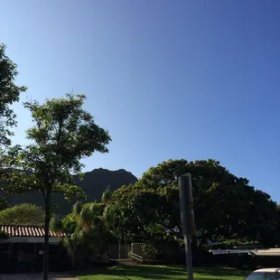 Here for a meeting this morning- great location near the slopes of Diamond Head