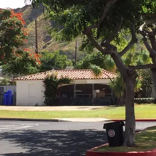 Parking lot &amp; former garage