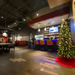 Interior/ inside during December. Great good!