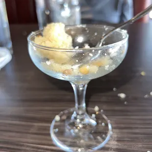 Special anniversary dessert