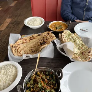 Our lunch entrees