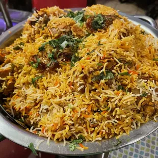 Chicken biryani