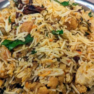 Vegetable Biryani ($16)