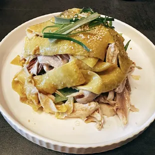 a plate of food on a table