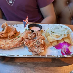 Breaded chicken breast