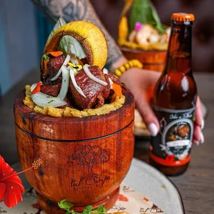 burgers, drink