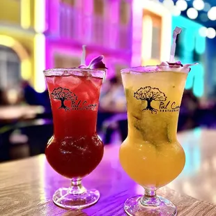 Sangría y Parcha Mojito