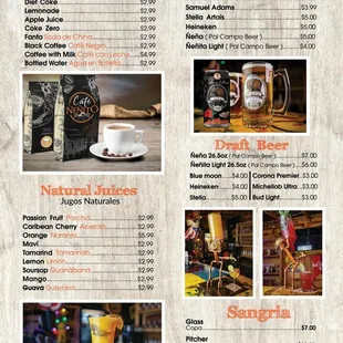 Pal Campo Restaurant - Menu Page 5 of 5