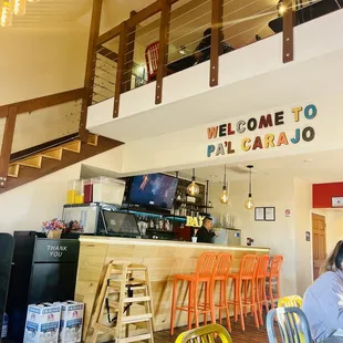 Inside- love the upstairs too.