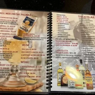 the menu