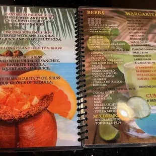 the menu