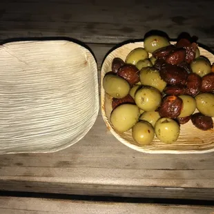 Green Olives and Almonds