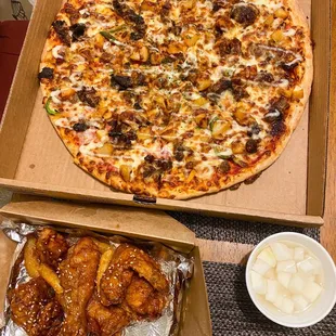 Spicy Bulgogi potato Pizza