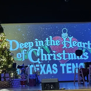 Opening graphic and tree