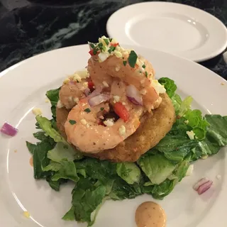 Fried Green Tomato Caprese